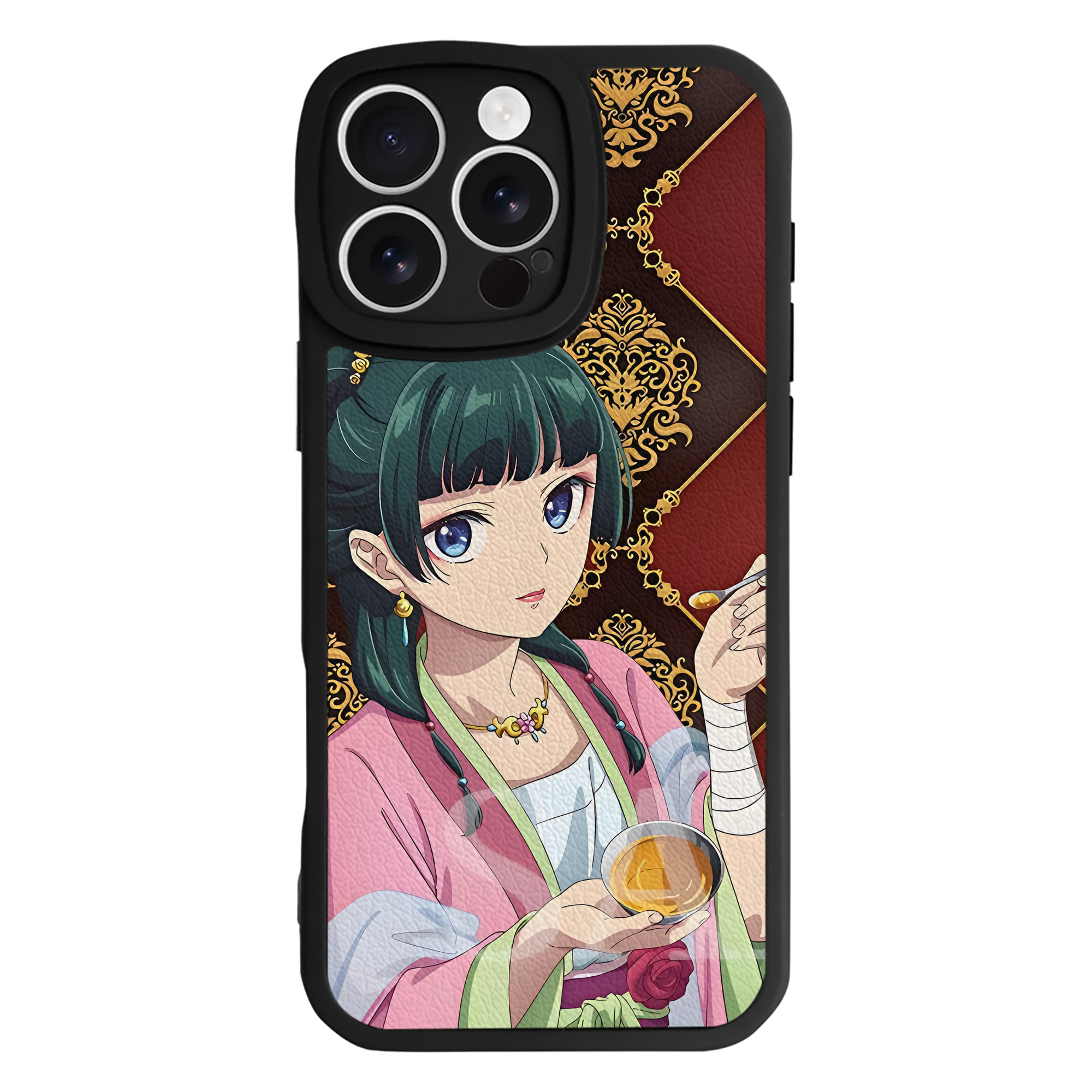 薬屋のひとりごと The Apothecary Diaries 【iPhone 16シリーズ対応】シリコンスマホケース（レザー調） 材質：シリコン